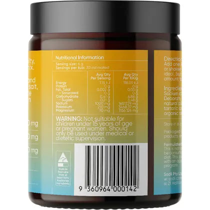 Sodii- Everyday Hydration Salts Salty Pineapple-185g