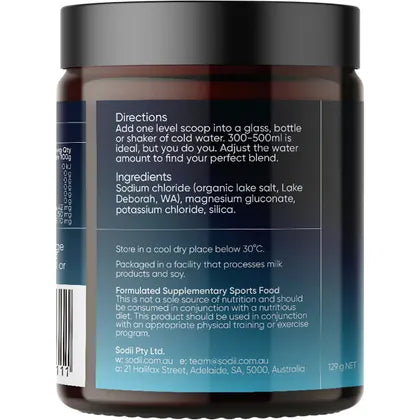 Sodii- Everyday Hydration Salts Unflavoured-129g