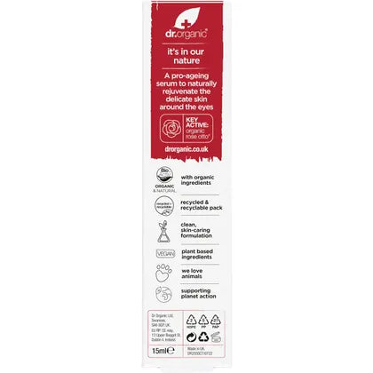Dr. Organic- Eye Serum Rose Otto-15ml