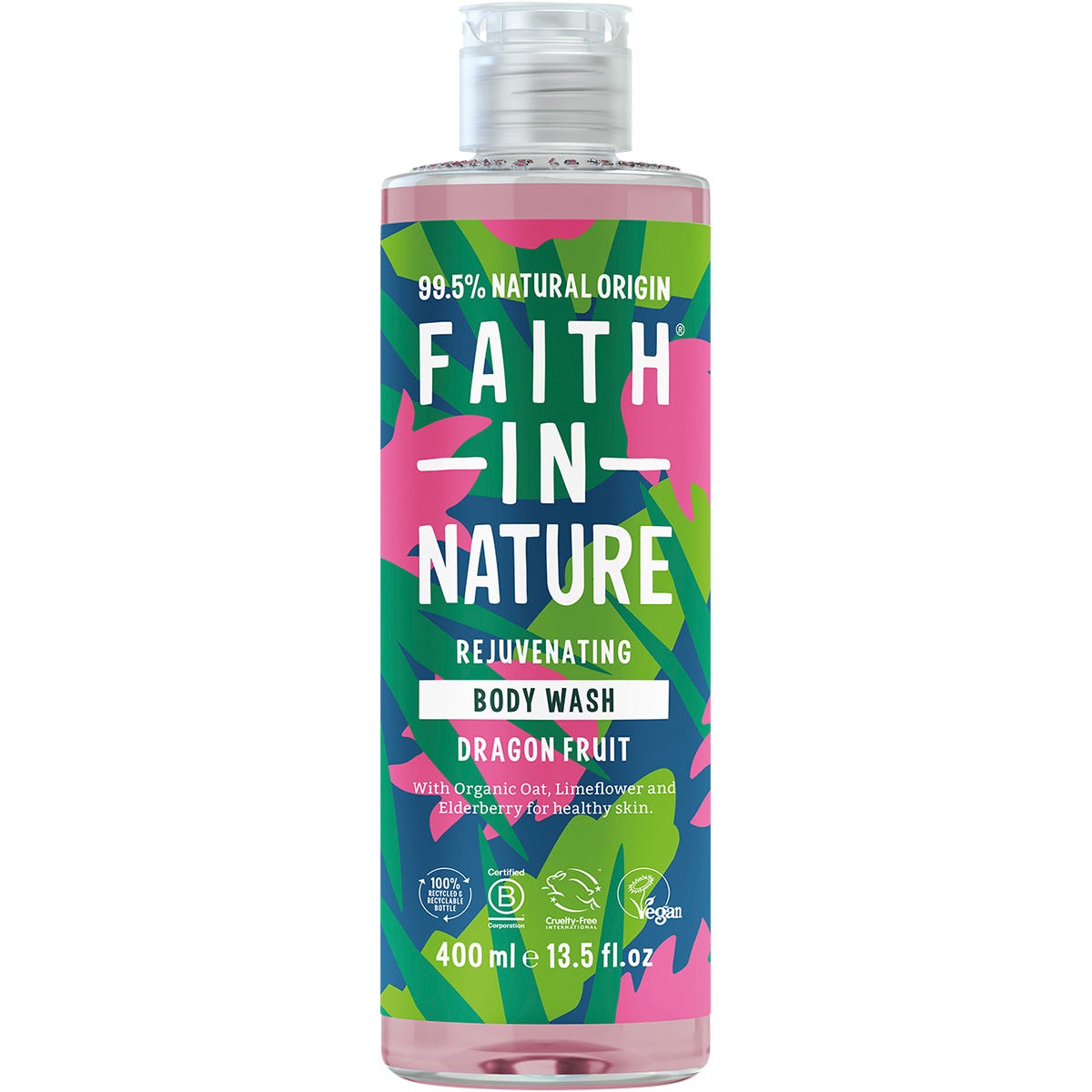 Faith In Nature- Body Wash Rejuvenating Dragon Fruit-400ml