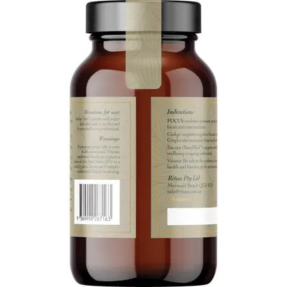 Ritua- FOCUS BacoMind Ginko Cordyceps Tyrosine B6-60 Caps
