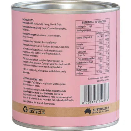 Eden Healthfoods- Fem Balance-150g
