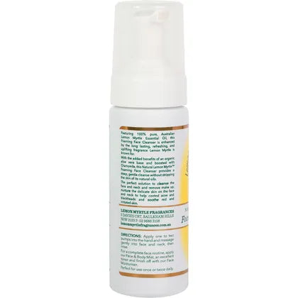 Lemon Myrtle Fragrances- Foaming Face Cleanser-150ml
