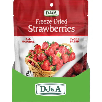 DJ&A- Freeze Dried Strawberries-10x25g