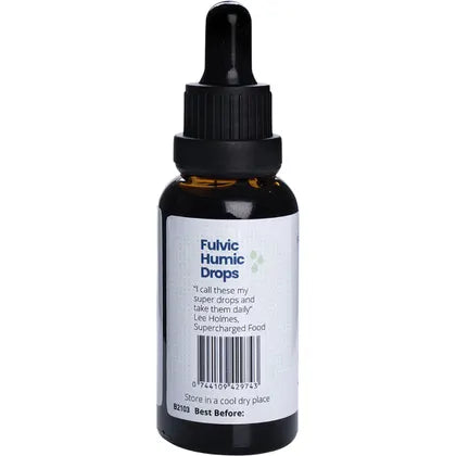 Supercharged Food- Fulvic Humic Concentrate Drops-30ml