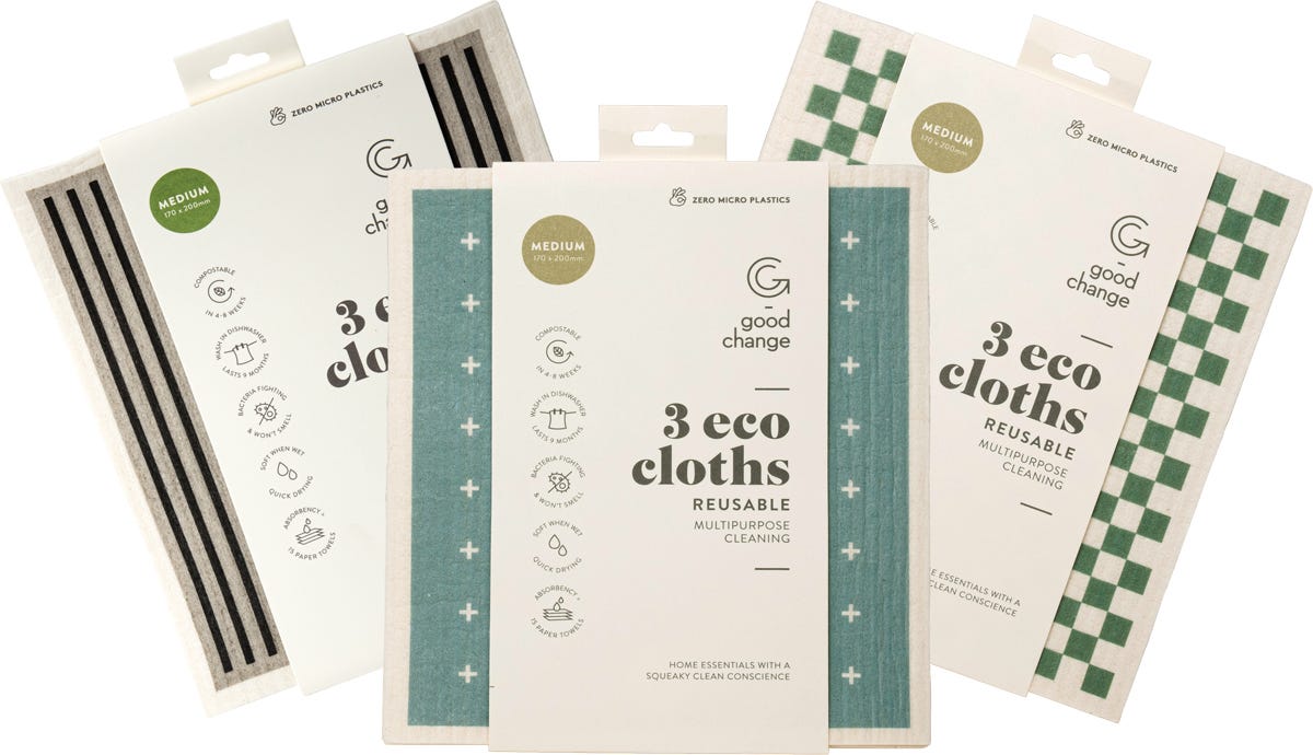 Good Change Store- Eco Cloth Medium-3pk