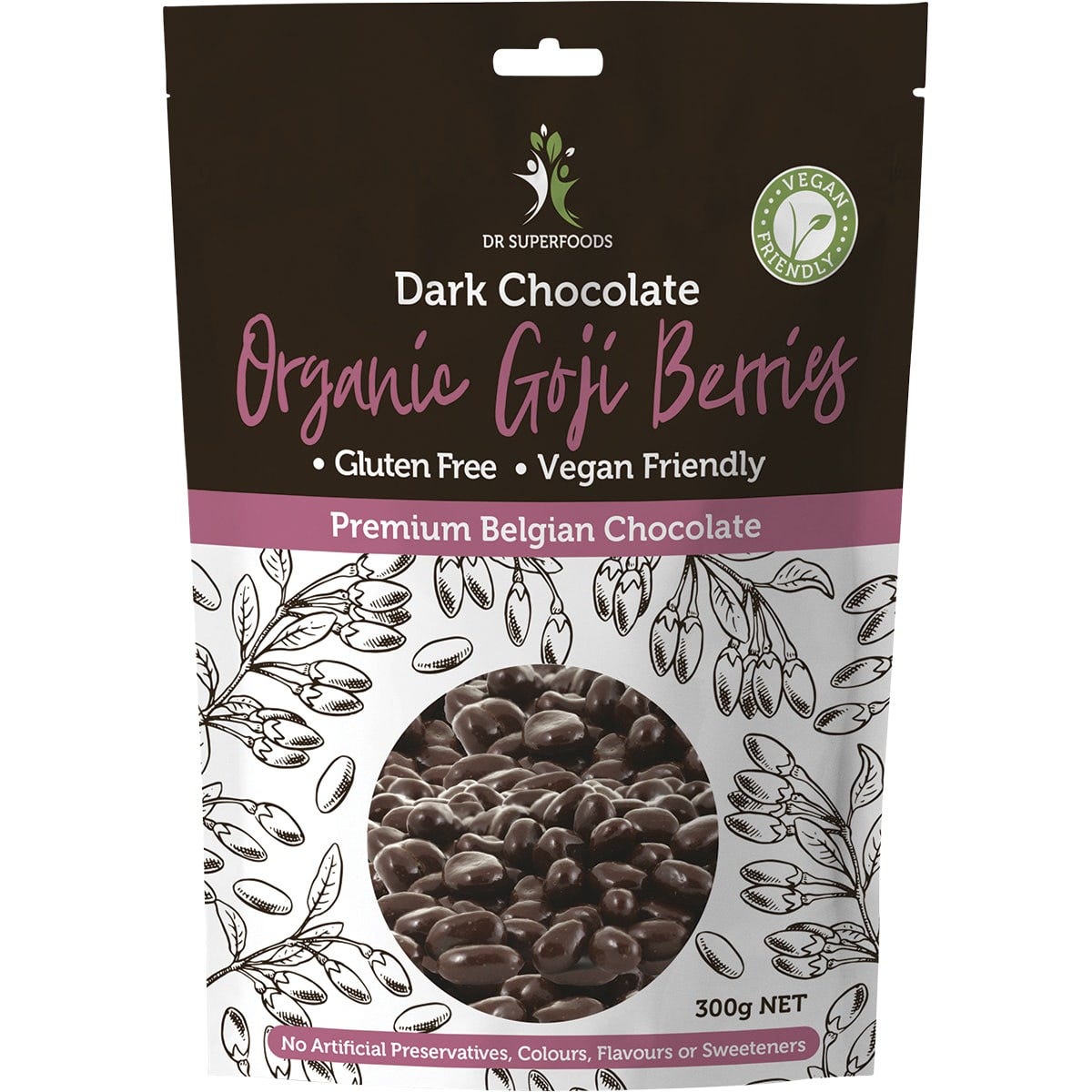 Dr Superfoods- Goji Berries Organic Dark Chocolate-300g