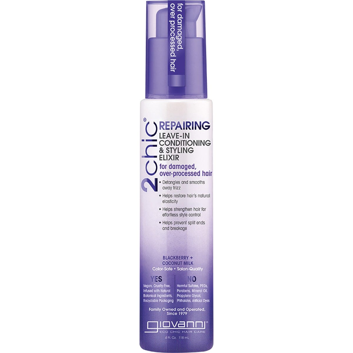 Giovanni- Leave-in Conditioner 2chic Repairing Damaged Hair-118ml