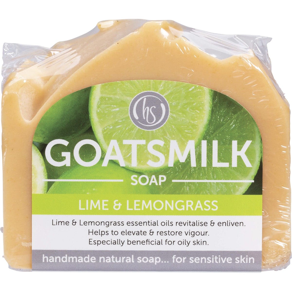 Harmony Soapworks- Goat's Milk Soap Lime & Lemongrass-140g