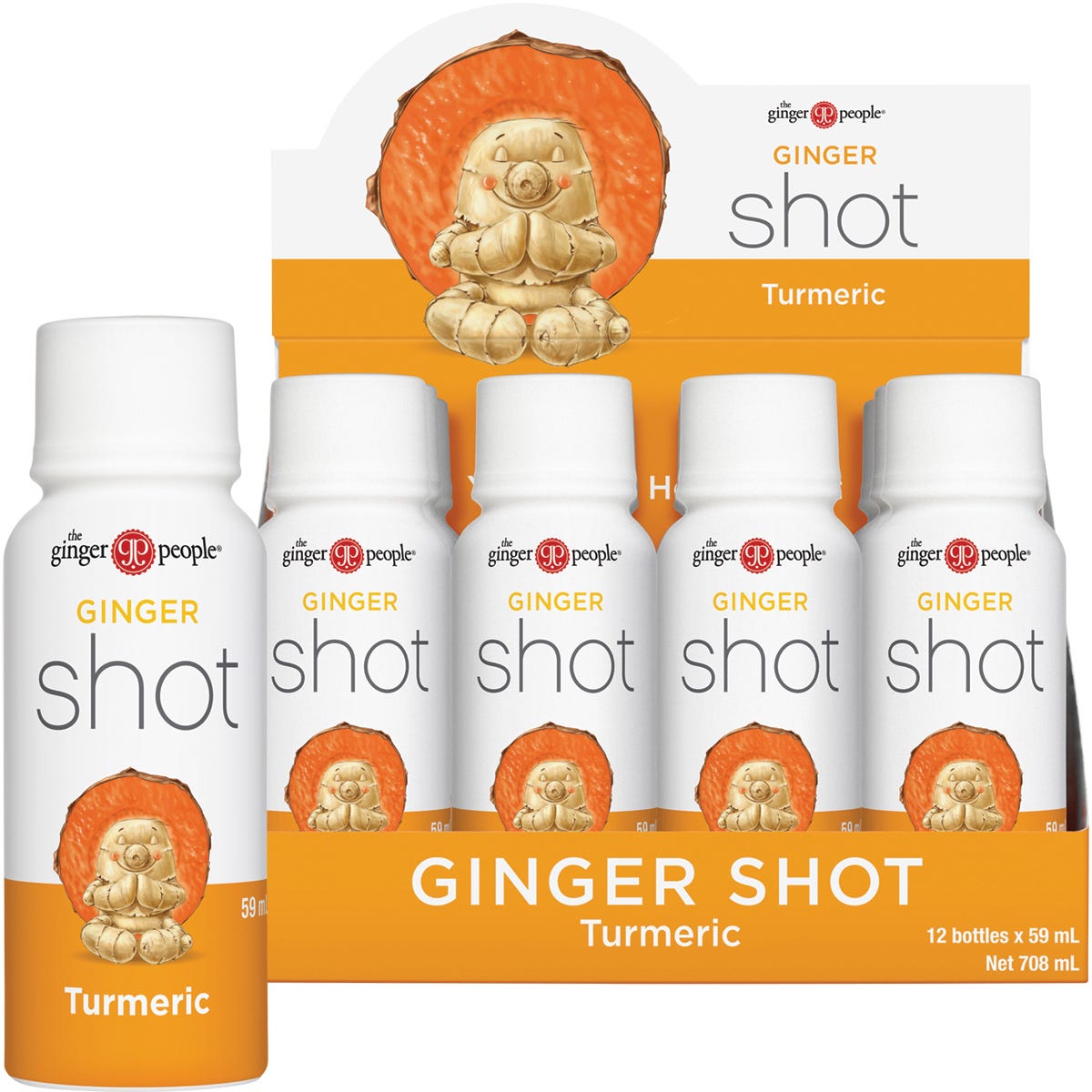 The Ginger People- Ginger Shot Turmeric-12x59ml