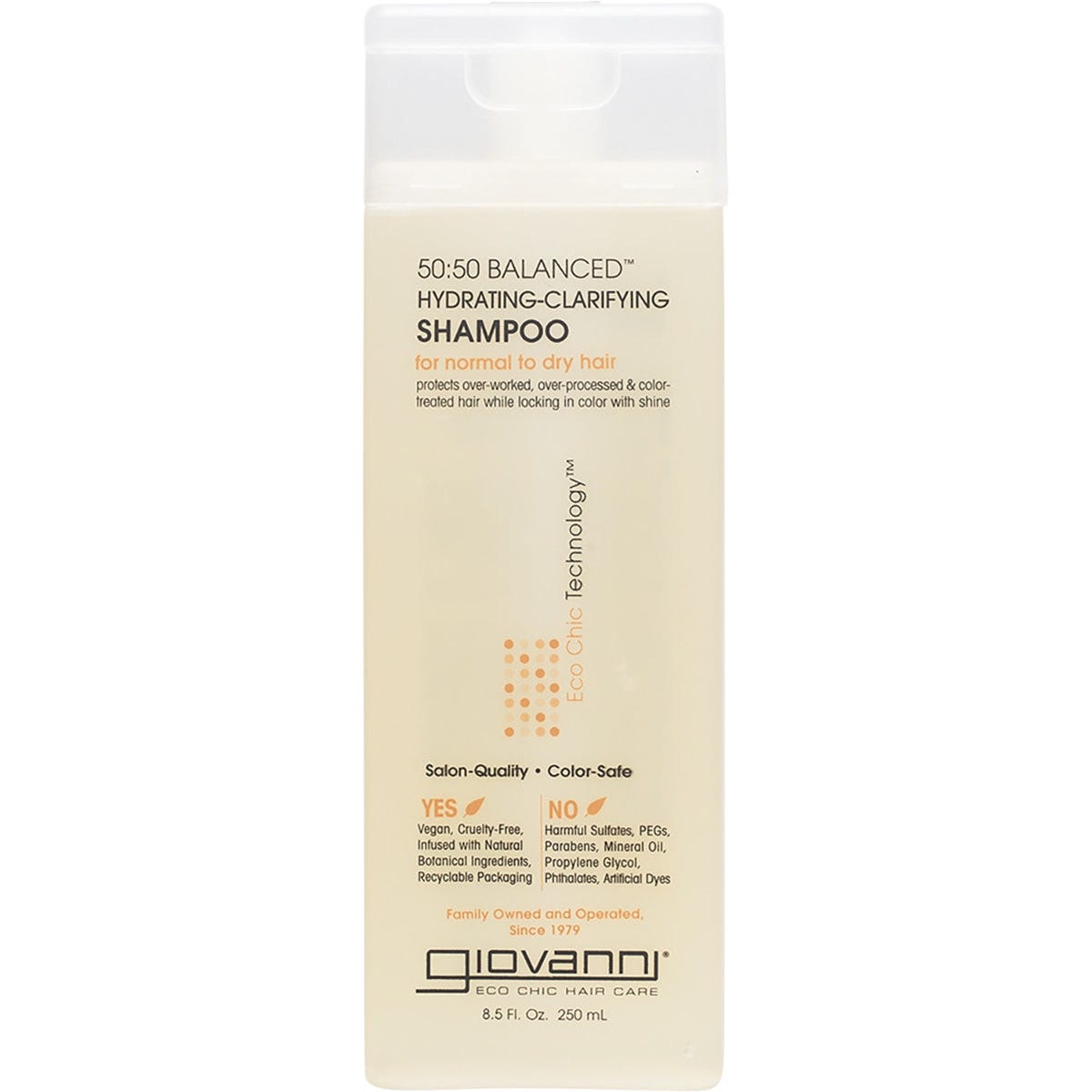 Giovanni- Shampoo 50/50 Balanced Normal/Dry Hair-250ml