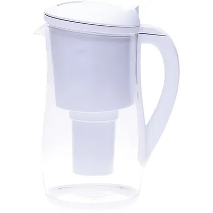 Ecobud- Gentoo Glass Water Filter Jug White-1.5L