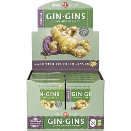 The Ginger People- Gin Gins Ginger Candy Chewy Original-12x42g