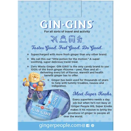 The Ginger People- Gin Gins Ginger Candy Super Strength-12x84g
