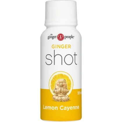The Ginger People- Ginger Shot Lemon Cayenne-12x59ml