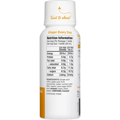 The Ginger People- Ginger Shot Turmeric-12x59ml