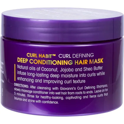 Giovanni- Deep Conditioning Hair Mask Curl Habit Curl Defining-295ml