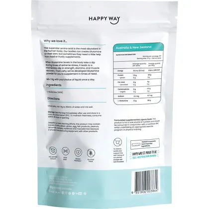 Happy Way- Glutamine Powder L-Glutamine-300g