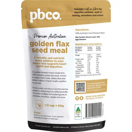 PBco- Golden Flax Seed Meal Premium Australian-350g