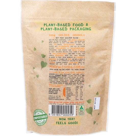 Mindful Foods- Golden Granola Organic & Activated-200g