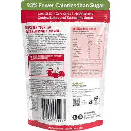 Lakanto- Golden Monkfruit Sweetener-200g