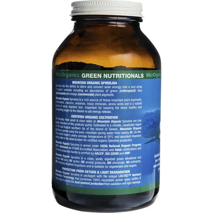 Green Nutritionals- Mountain Organic Spirulina Powder-500g