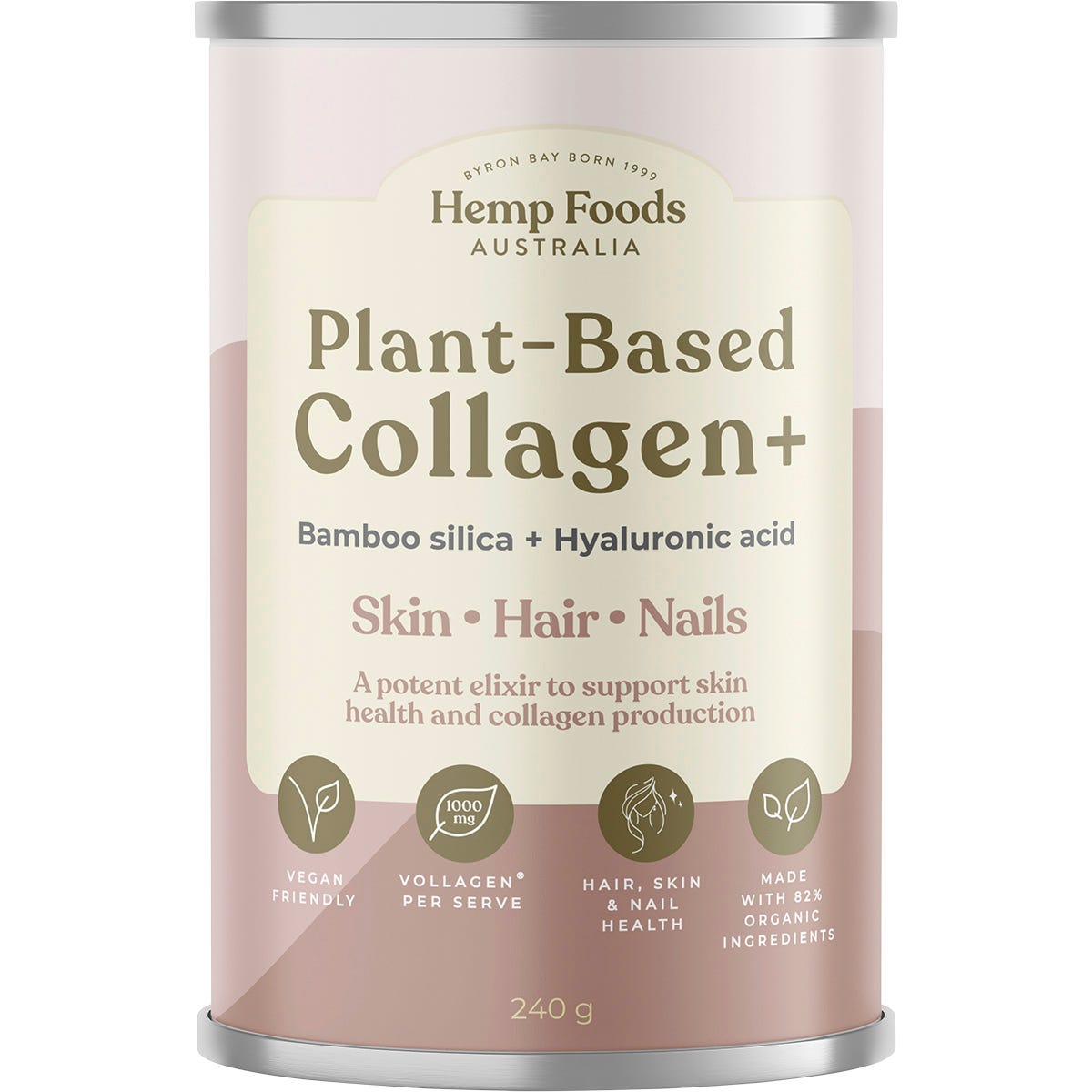Hemp Foods Australia- Plant-Based Collagen+ Berry-240g