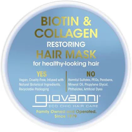Giovanni- Hair Mask Biotin & Collagen Restoring-295ml