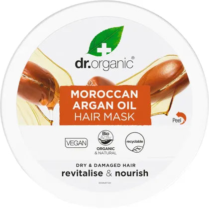 Dr. Organic- Hair Mask Moroccan Argan Oil-200ml