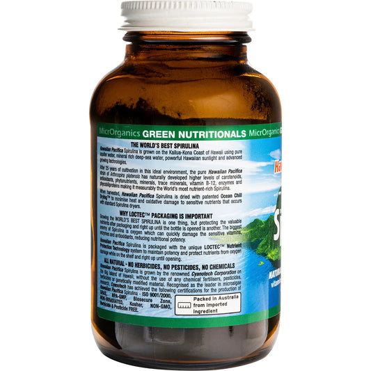 Green Nutritionals- Hawaiian Pacifica Spirulina Powder-100g