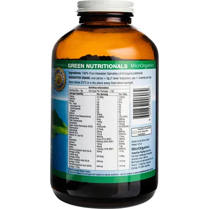 Green Nutritionals- Hawaiian Pacifica Spirulina Powder-450g