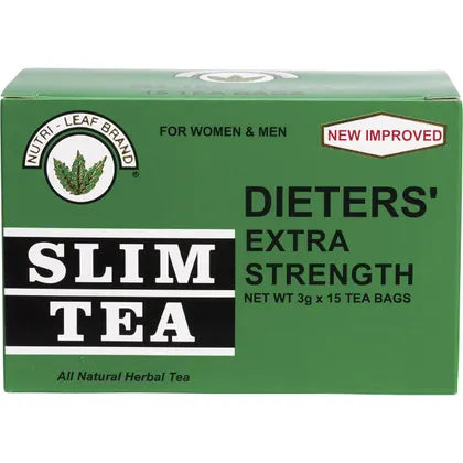 Nutri-Leaf- Herbal Tea Bags Slim Tea Extra Strength-15pk