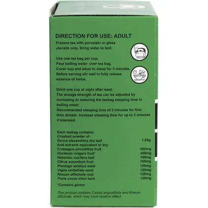 Nutri-Leaf- Herbal Tea Bags Slim Tea Regular-30pk