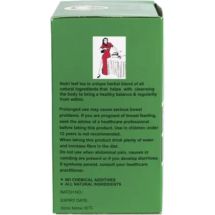 Nutri-Leaf- Herbal Tea Bags Slim Tea Regular-30pk