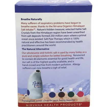Nirvana Organics- Himalayan Salt Inhaler Ceramic