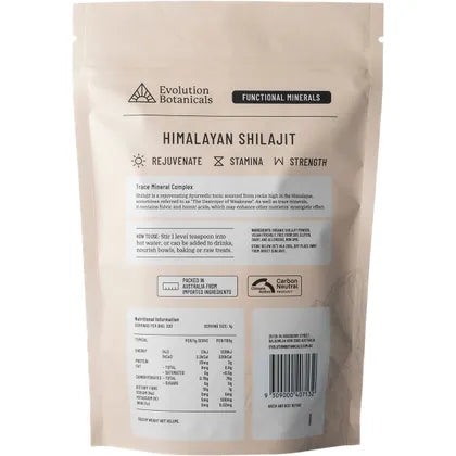 Evolution Botanicals- Himalayan Shilajit Trace Mineral Complex-200g