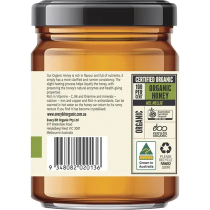 Every Bit Organic- Honey Certified Organic-325g