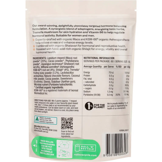 Ora Health- Hormonal Balance Powder Chocolate-300g