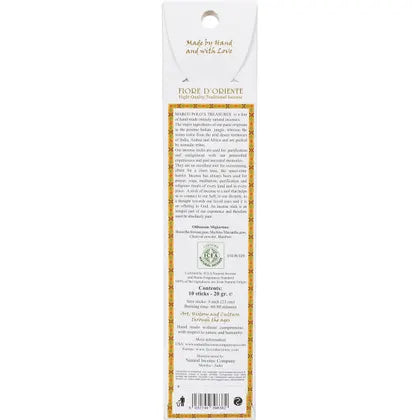 Marco Polo's Treasures- Incense Sticks Olibanum Migiurtino-10pk