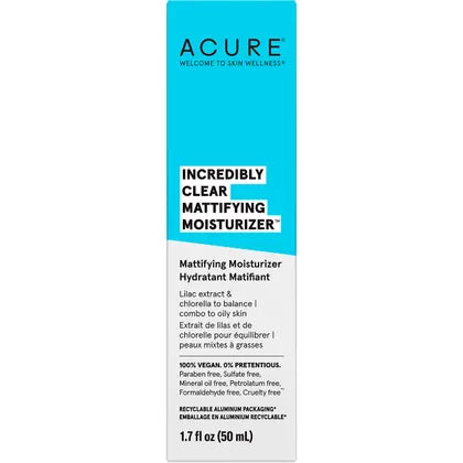 ACURE- Incredibly Clear Mattifying Moisturizer-50ml