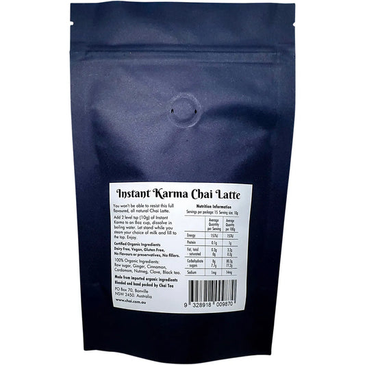 Chai Tea- Instant Karma Organic Chai Latte-150g