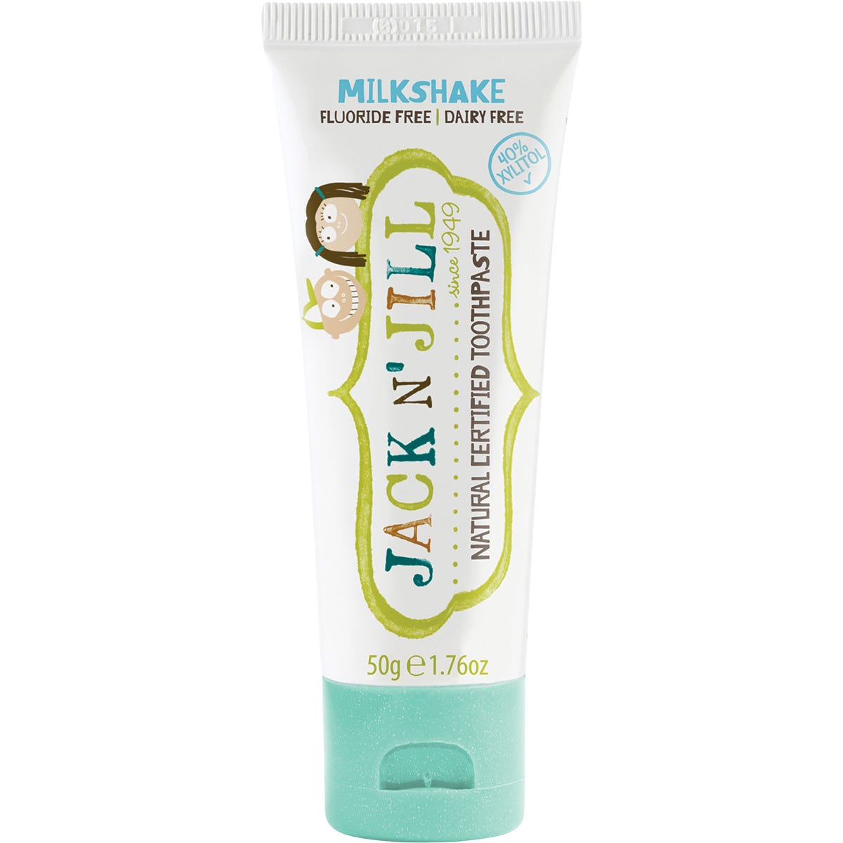 Jack N' Jill- Toothpaste Children Milkshake Fluoride Free-6x50g