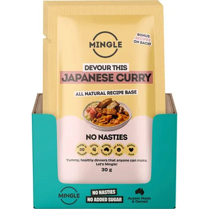 Mingle- Japanese Curry All Natural Recipe Base-12x30g