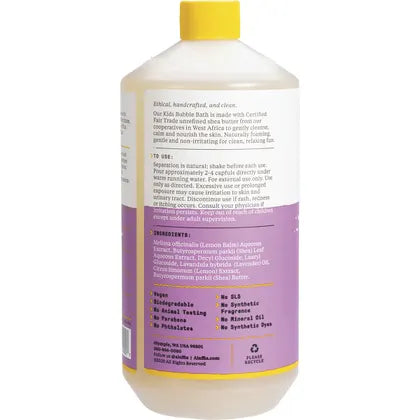 Alaffia- Kids Bubble Bath Lemon Lavender-950ml