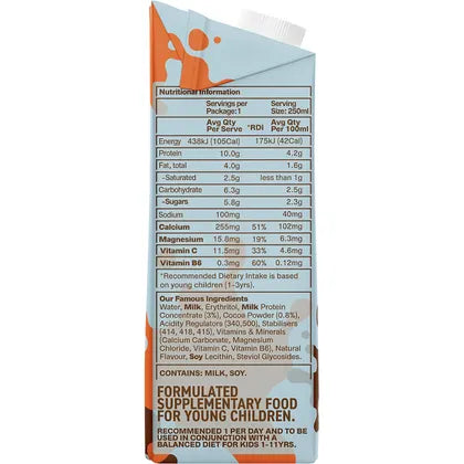 Famous- Kids Protein Shake Chocolate-12x250ml