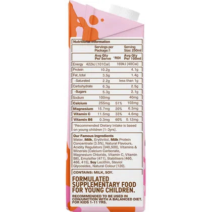 Famous- Kids Protein Shake Strawberry-12x250ml