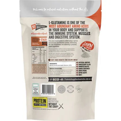 Protein Supplies Australia- L-Glutamine Plant Based Pure-200g