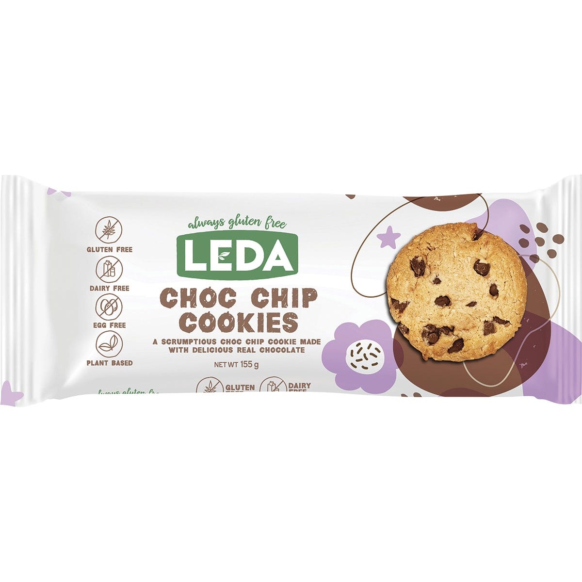 Leda- Choc Chip Cookies-8x155g