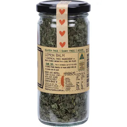 Mindful Foods- Lemon Balm Organic-20g