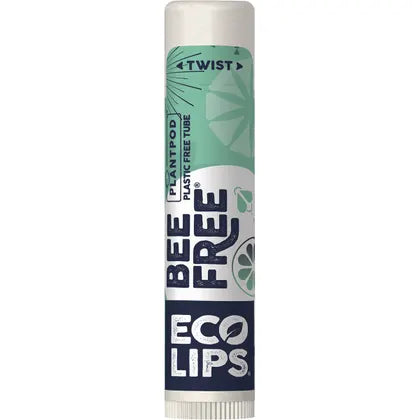 Eco Lips- Lip Balm Display Bee Free Sweet Mint-24x4.25g